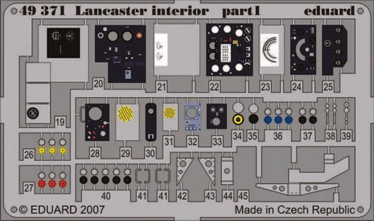 Lancaster interior für Tamiya Bausatz