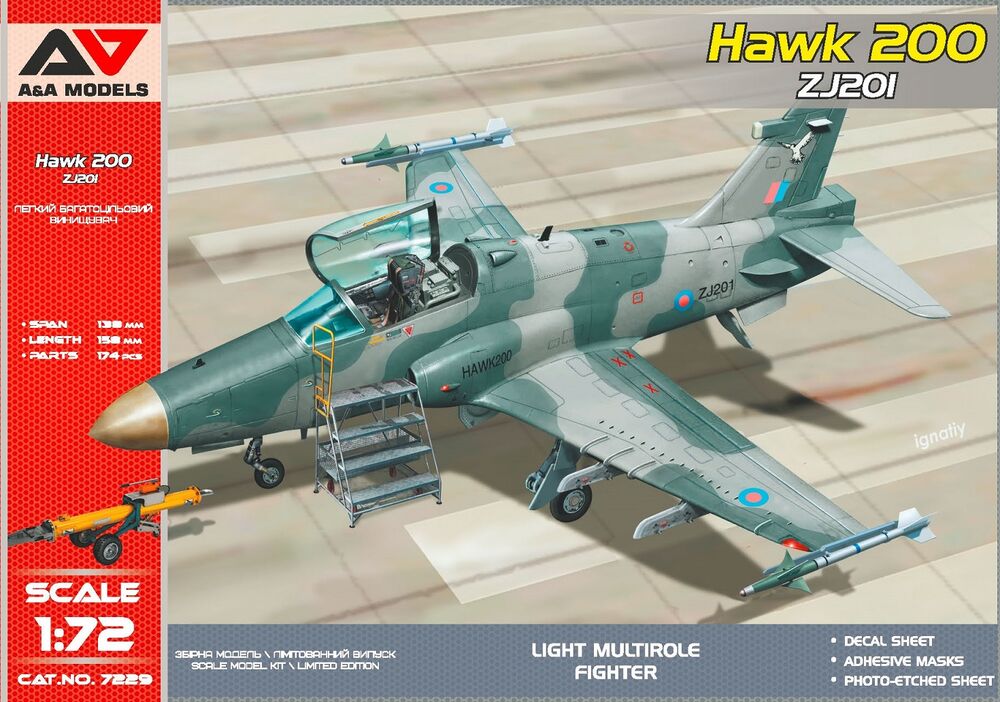 Hawk 200 (reg No ZJ201)