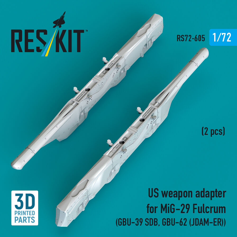 US weapon adapter for MiG-29 Fulcrum (2 pcs) (GBU-39 SDB, GBU-62 (JDAM-ER)) (3D Printed)