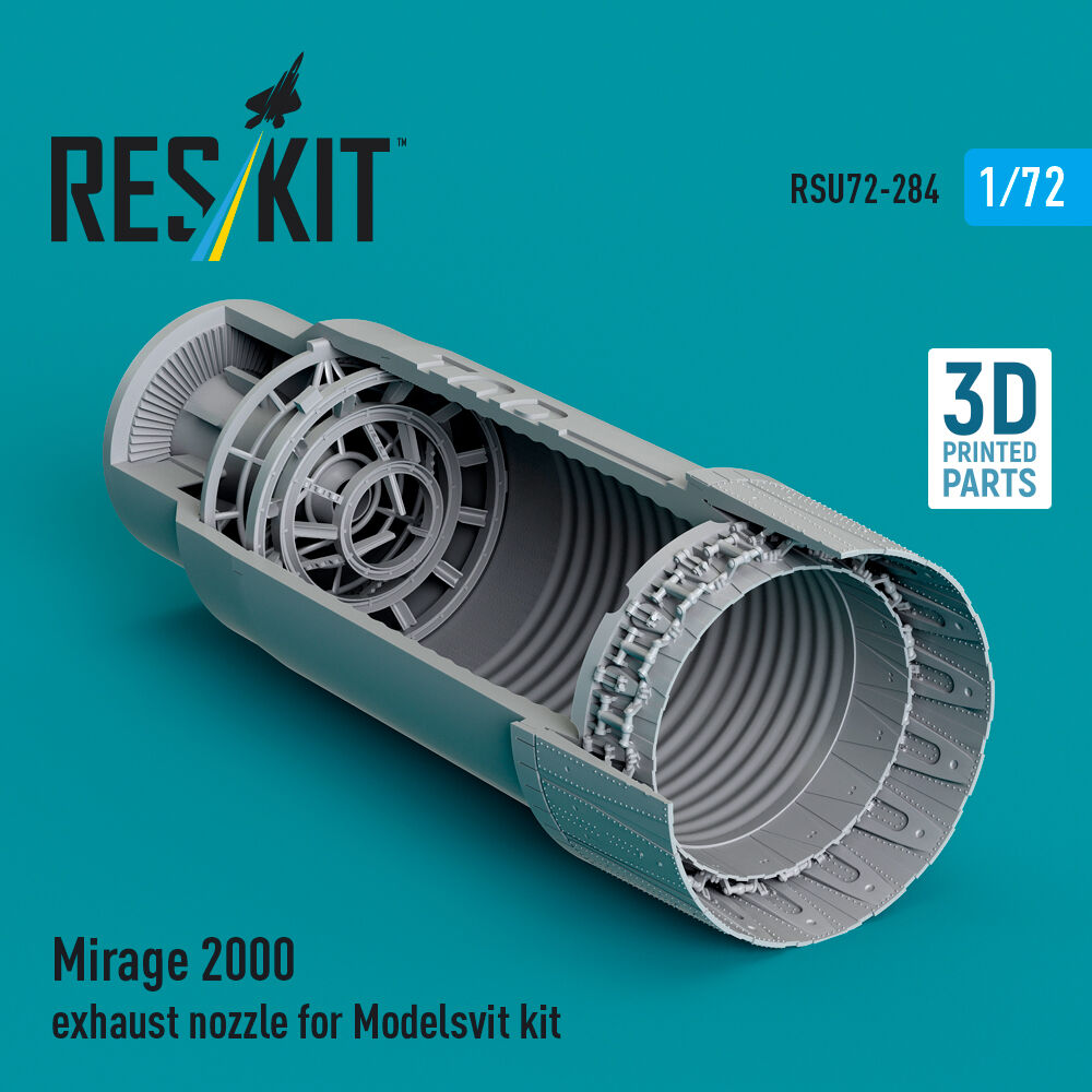 Mirage 2000 exhaust nozzle for Modelsvit kit (3D Printed)