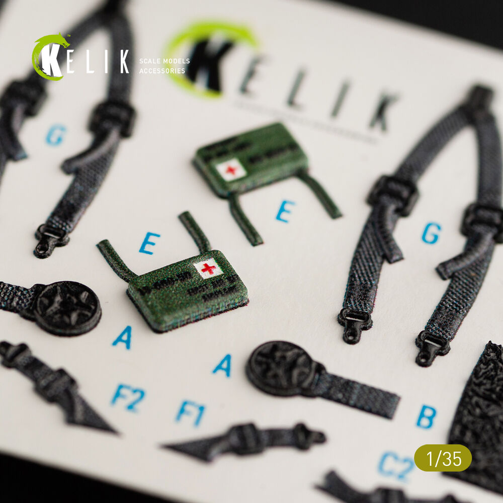 HH-60H Rescue Hawk interior 3D decals for Kitty Hawk / Zimimodel kit