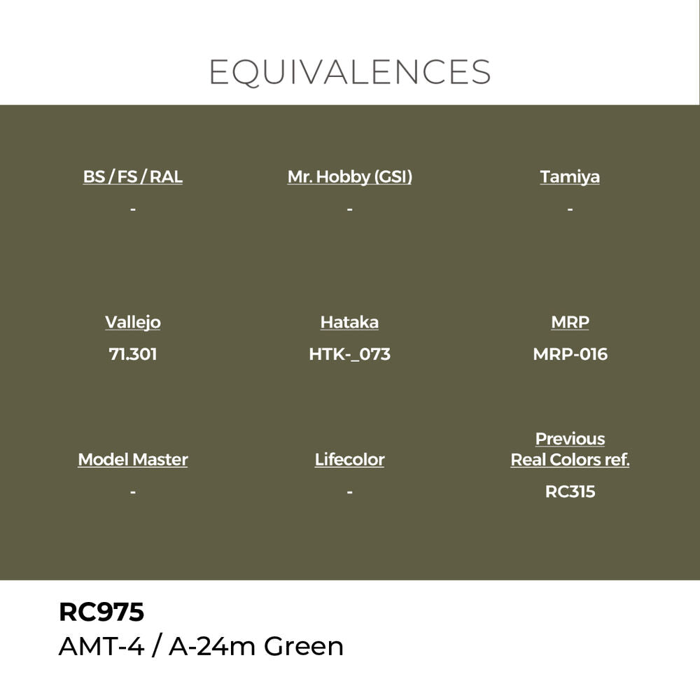Real Colors: AMT-4 / A-24M Green 17 ml.