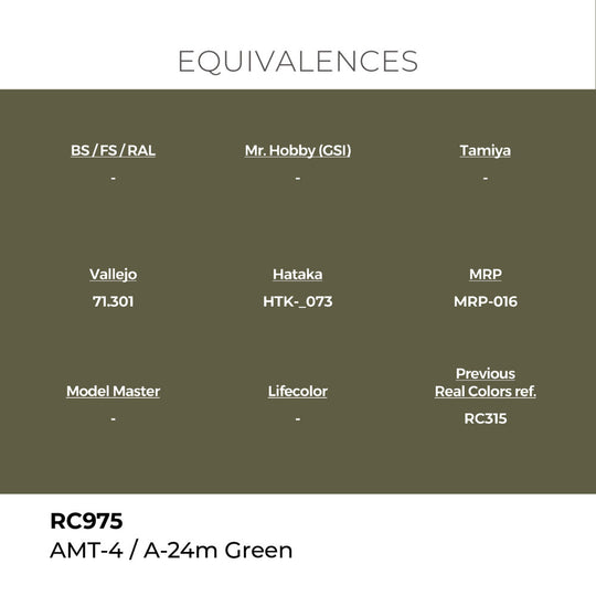 Real Colors: AMT-4 / A-24M Green 17 ml.