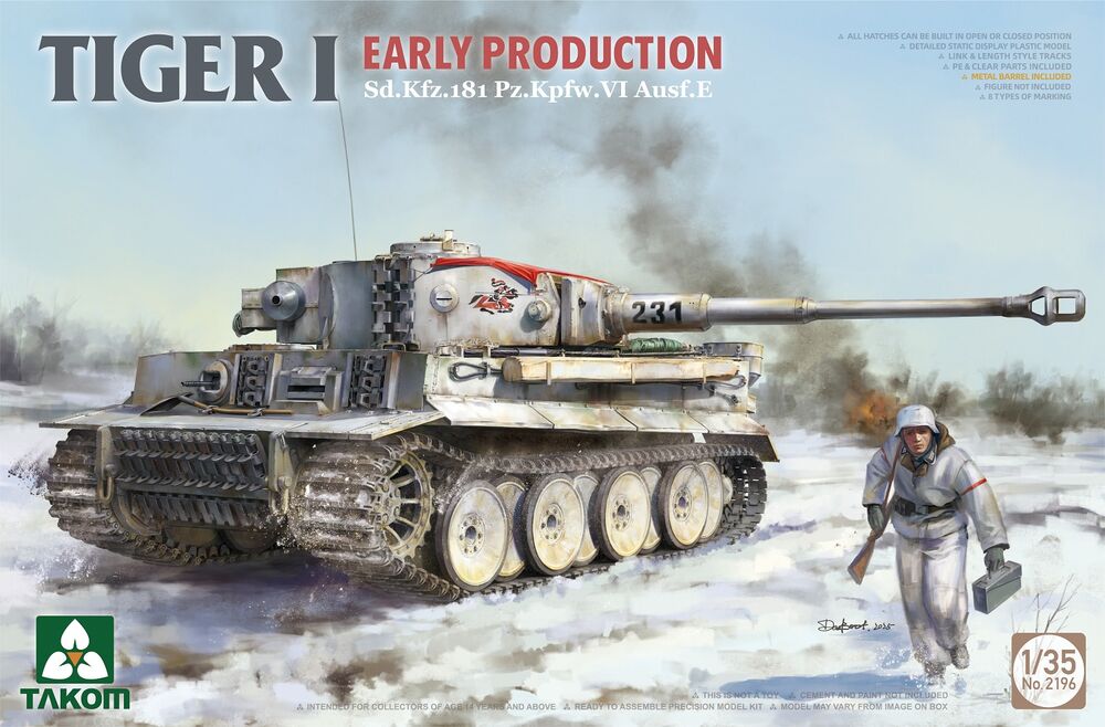 TIGER I  EARLY-PRODUCTION  Sd.Kfz.181 Pz.Kpfw.VI Ausf.E