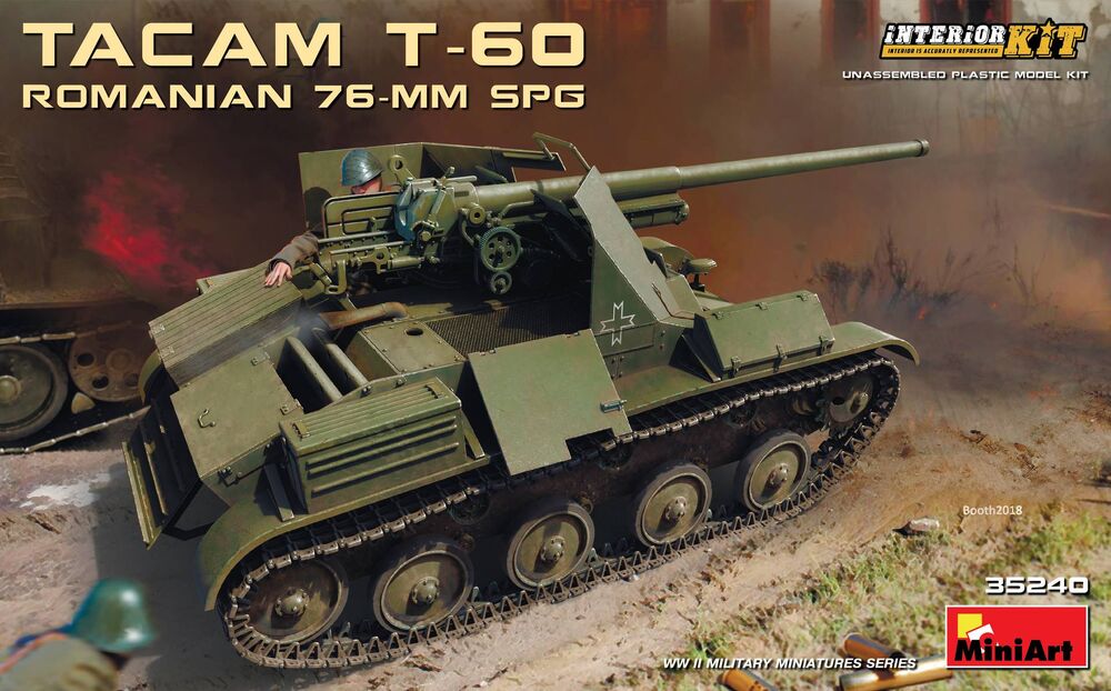 Romanian 76-mm SPG Tacam T-60 Interior Kit