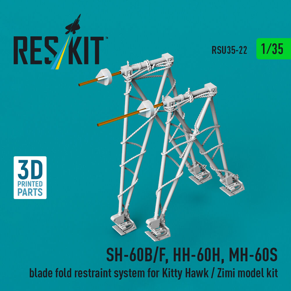 SH-60B/F, HH-60H, MH-60S blade fold restraint system (3D Printed) Kitty Hawk / Zimi Model
