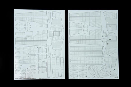 P-38J raised rivets & surface details for TAMIYA