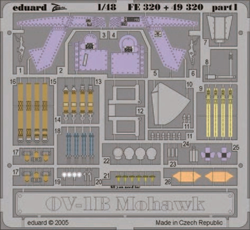 OV-1B Mohawk für Roden Bausatz