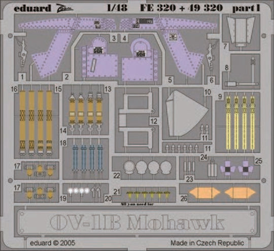 OV-1B Mohawk für Roden Bausatz