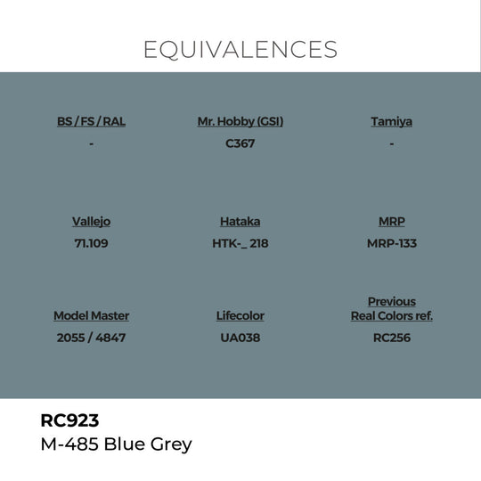 Real Colors: M-485 Blue Grey 17 ml.