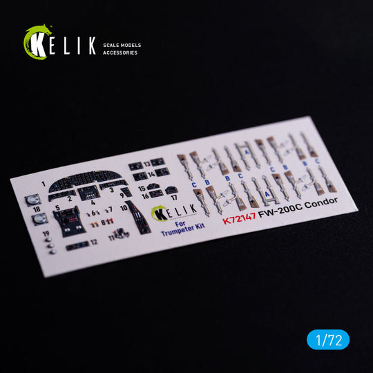FW-200C Condor - interior 3D decals for Trumpeter kit
