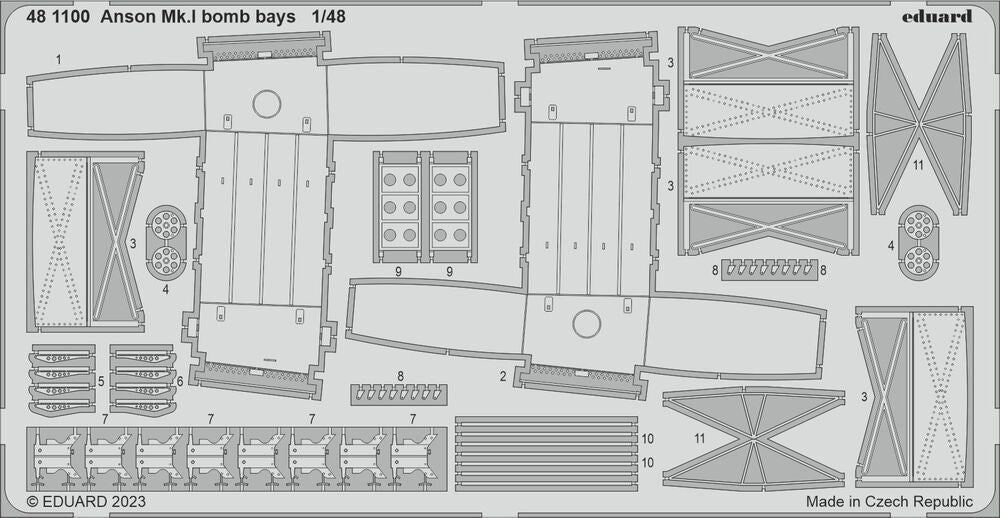 Anson Mk.I bomb bays 1/48 for AIRFIX