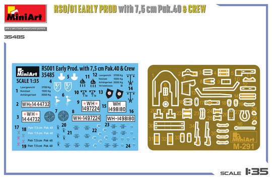 RSO/01 Early Prod. with 7,5 cm Pak.40 & Crew
