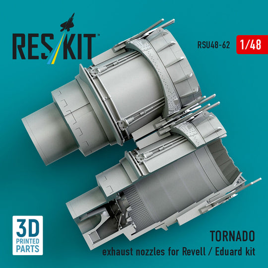 TORNADO exhaust nozzles for Revell / Eduard kit (3D Printed)