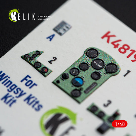 Aichi D3A2 Val - interior 3D decals for Wingsy Kits