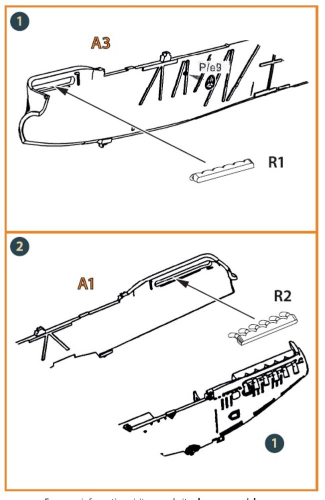 Polikarpov R-5 resin exhausts for AMG kits
