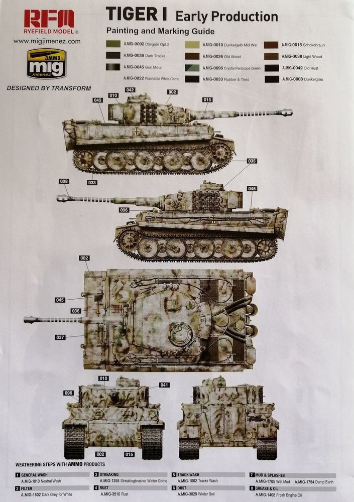 TIGER EARLY PRODUCTION W/FULL INTERIOR