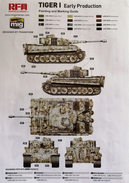 TIGER EARLY PRODUCTION W/FULL INTERIOR