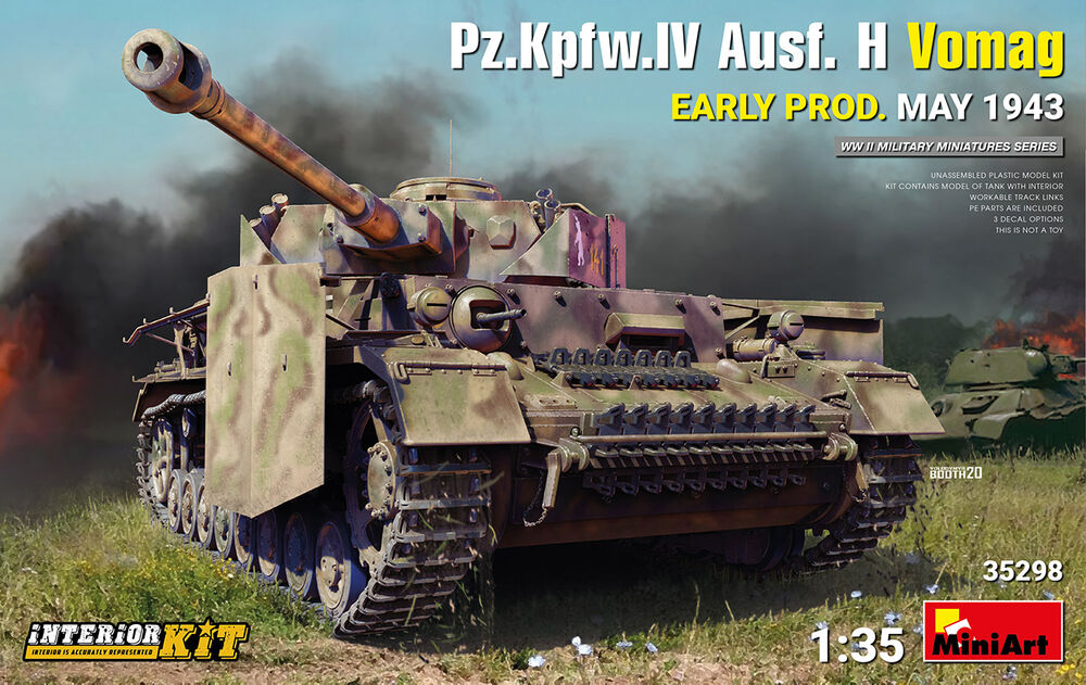 Pz.Kpfw.IV Ausf. H Vomag.  Early Prod. (May 1943) Interior Kit