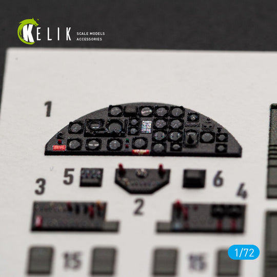 B-25J - interior 3D decals for Eduard