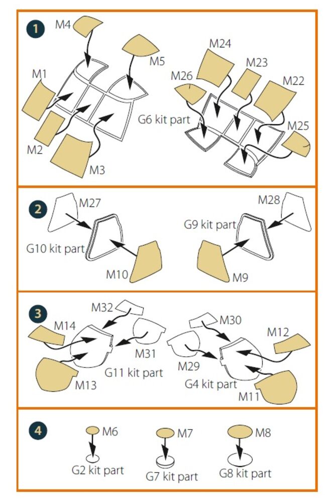 UH-60A, MH-60L double-sided painting mask for ICM kit