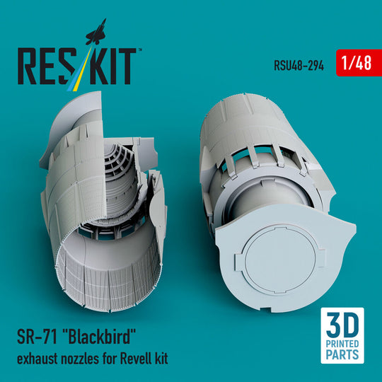 SR-71 Blackbird exhaust nozzles for Revell kit (3D printed)