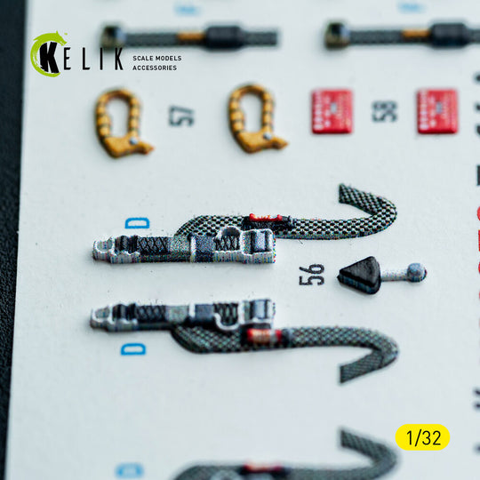 F-14A - interior 3D decals for Tamiya kit