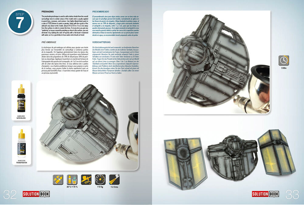SOLUTION BOOK 05 - How to Paint Imperial Galactic Fighters (English, Castellano, Français, Deutsch)