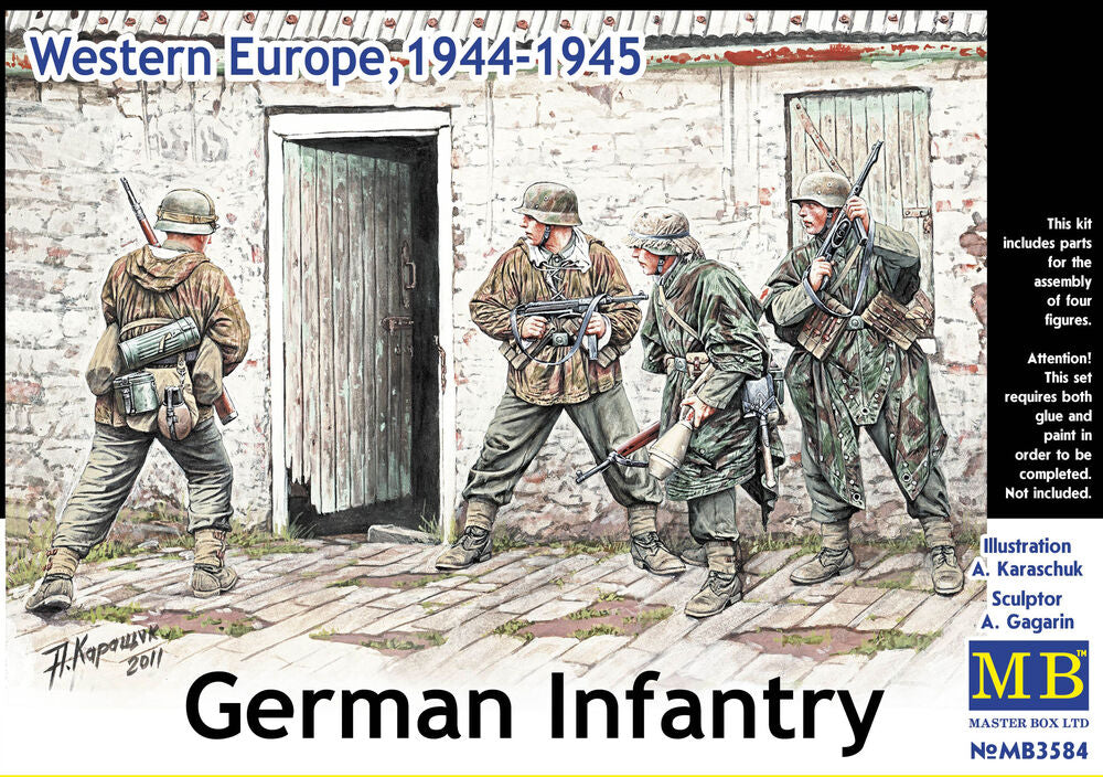 German Infantry, Western Europe, 1944-45