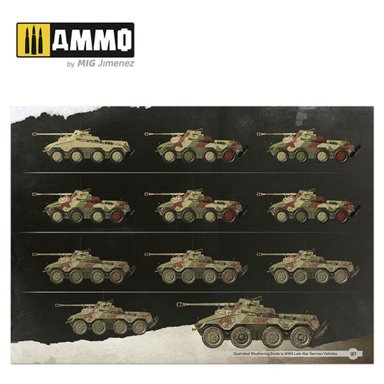 Illustrated Weathering Guide to WWII Late German Vehicles (English, Castellano)