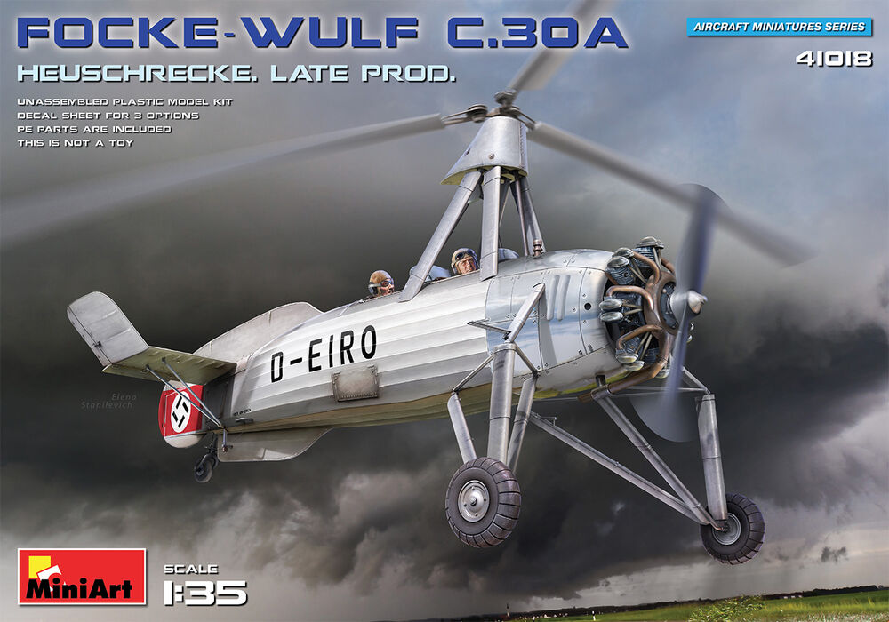 Focke-Wulf FW C.30A Heuschrecke. Late Prod