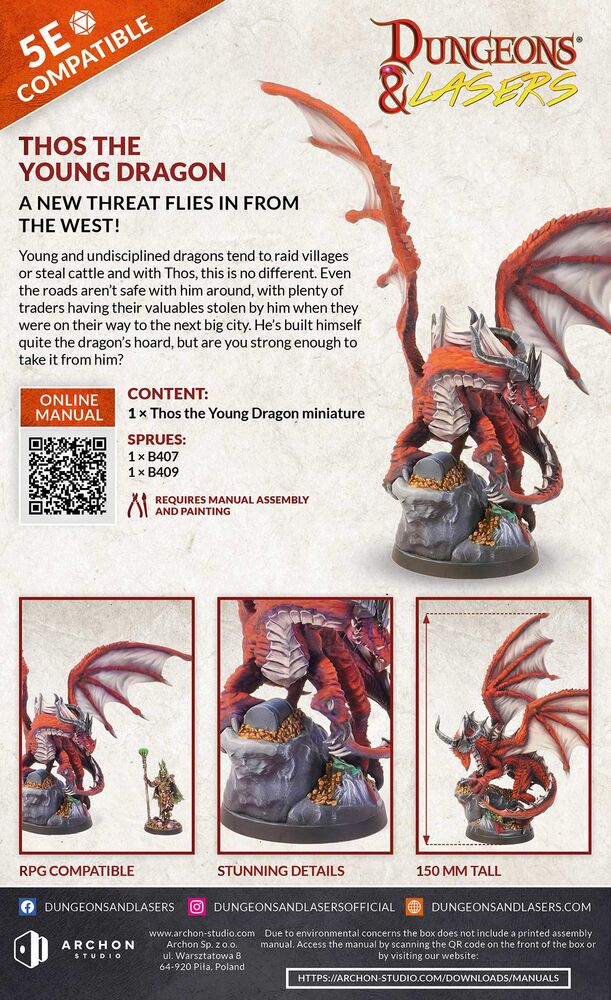 Dungeons & Lasers Dragons: THOS THE YOUNG DRAGON