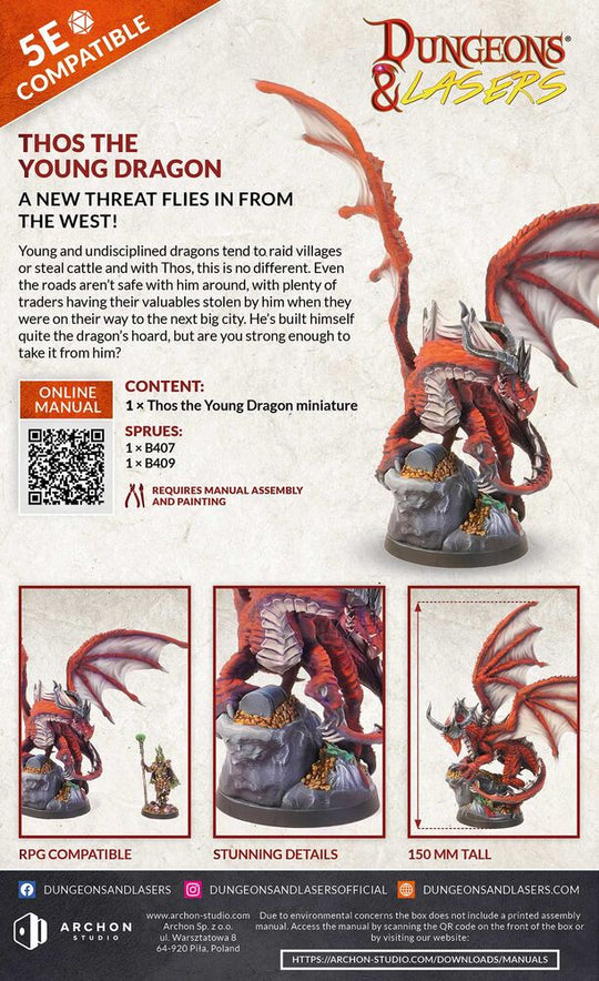 Dungeons & Lasers Dragons: THOS THE YOUNG DRAGON