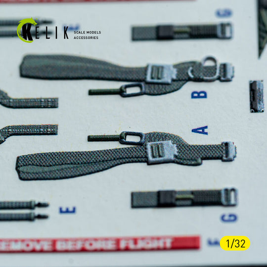 F-4D - interior 3D decals for Tamiya kit