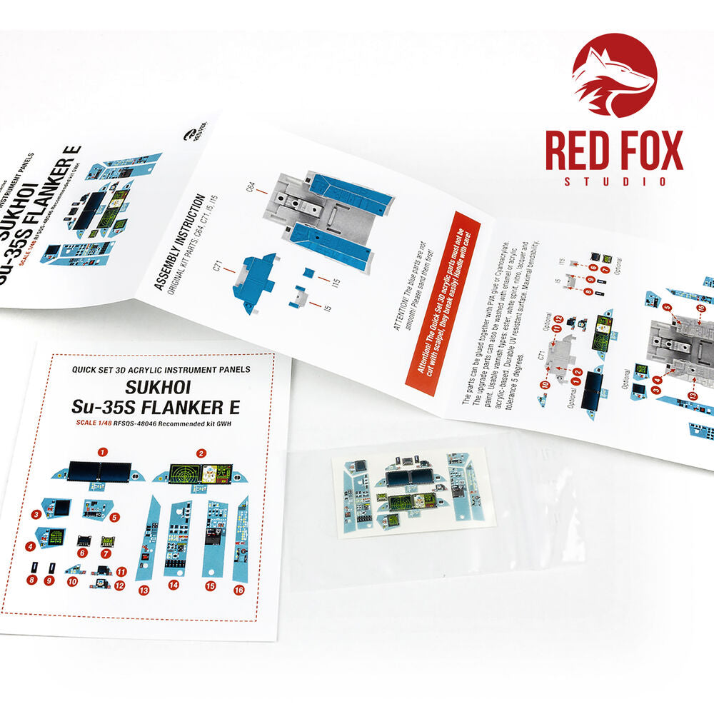 1/48 Szu 35S Flanker E (for GWH kit)