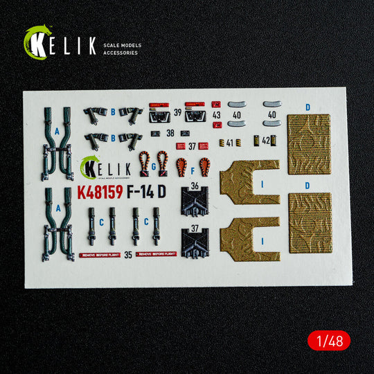 F-14D - interior 3D decals for GWH kit