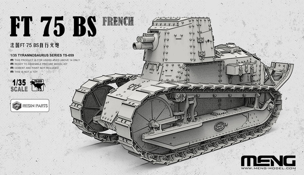 French FT 75 BS (incl. resin parts)