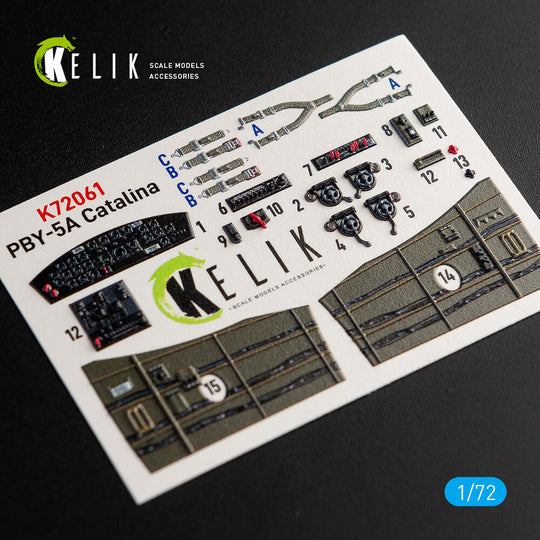 PBY-5A Catalina interior 3D decals for Academy kit