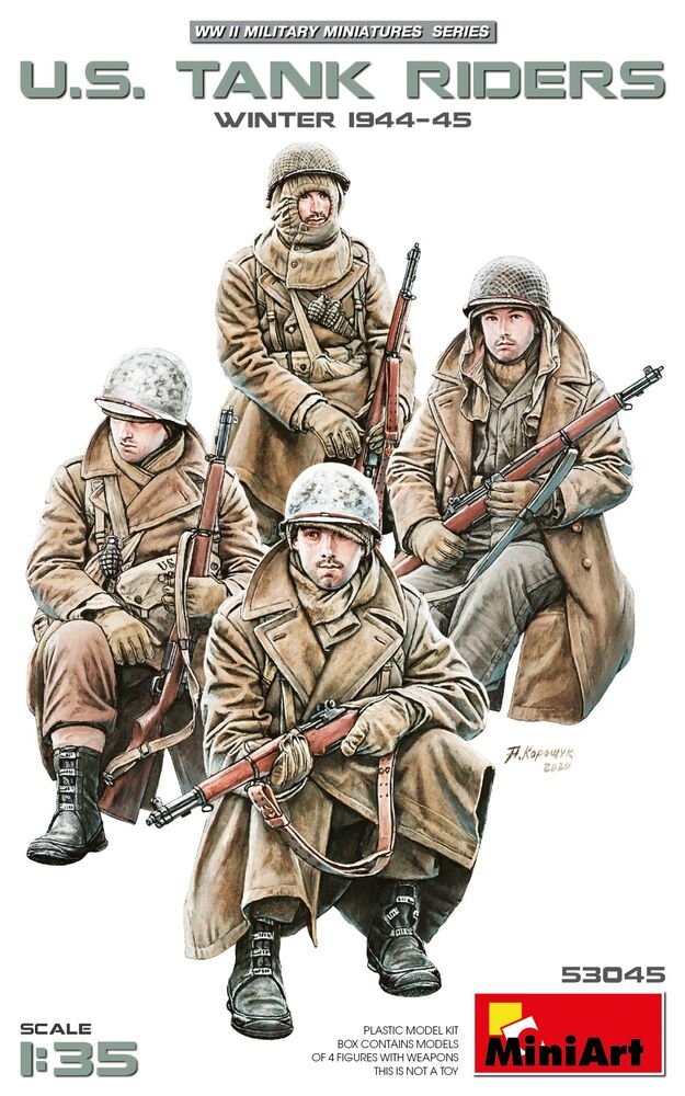 U.S. Tank Riders (Winter 1944-45)