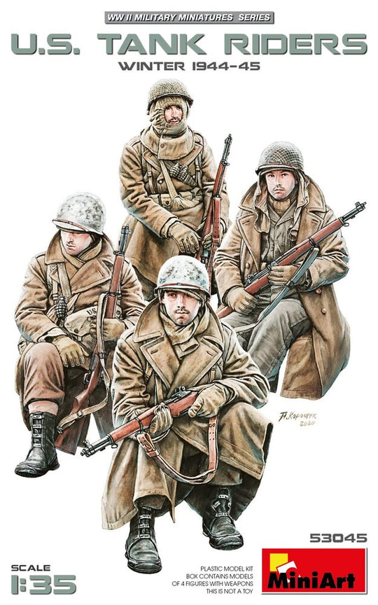 U.S. Tank Riders (Winter 1944-45)