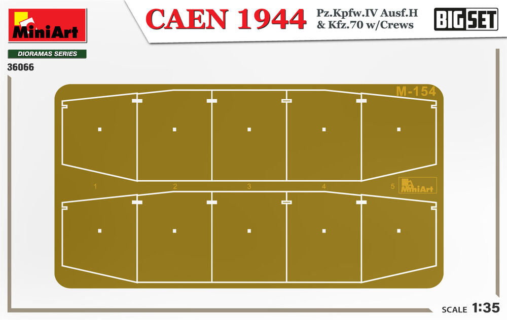Caen 1944: Pz.Kpfw.IV Ausf.H & Kfz.70 w/Crews. Big Set