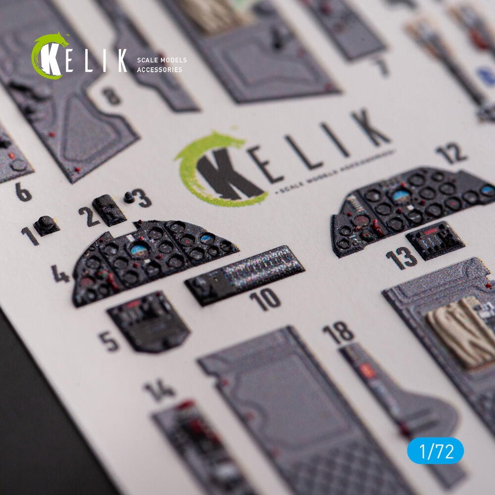 L-29 Delfin - interior 3D decals for AMK kit