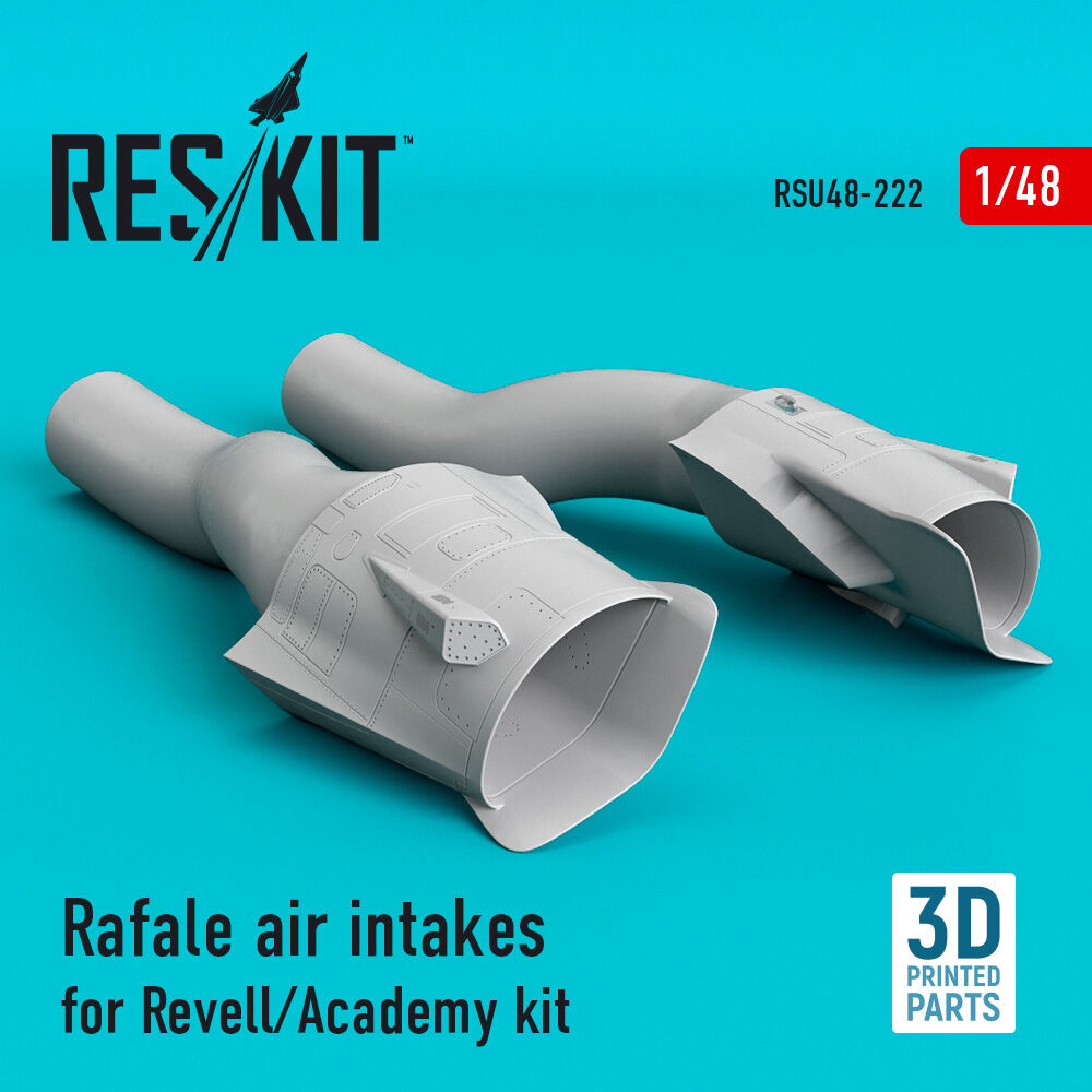 Rafale air intakes for HobbyBoss kit (3D Printed)