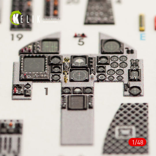 F-15C MSIP II Eagle interior 3D decals for GWH kit