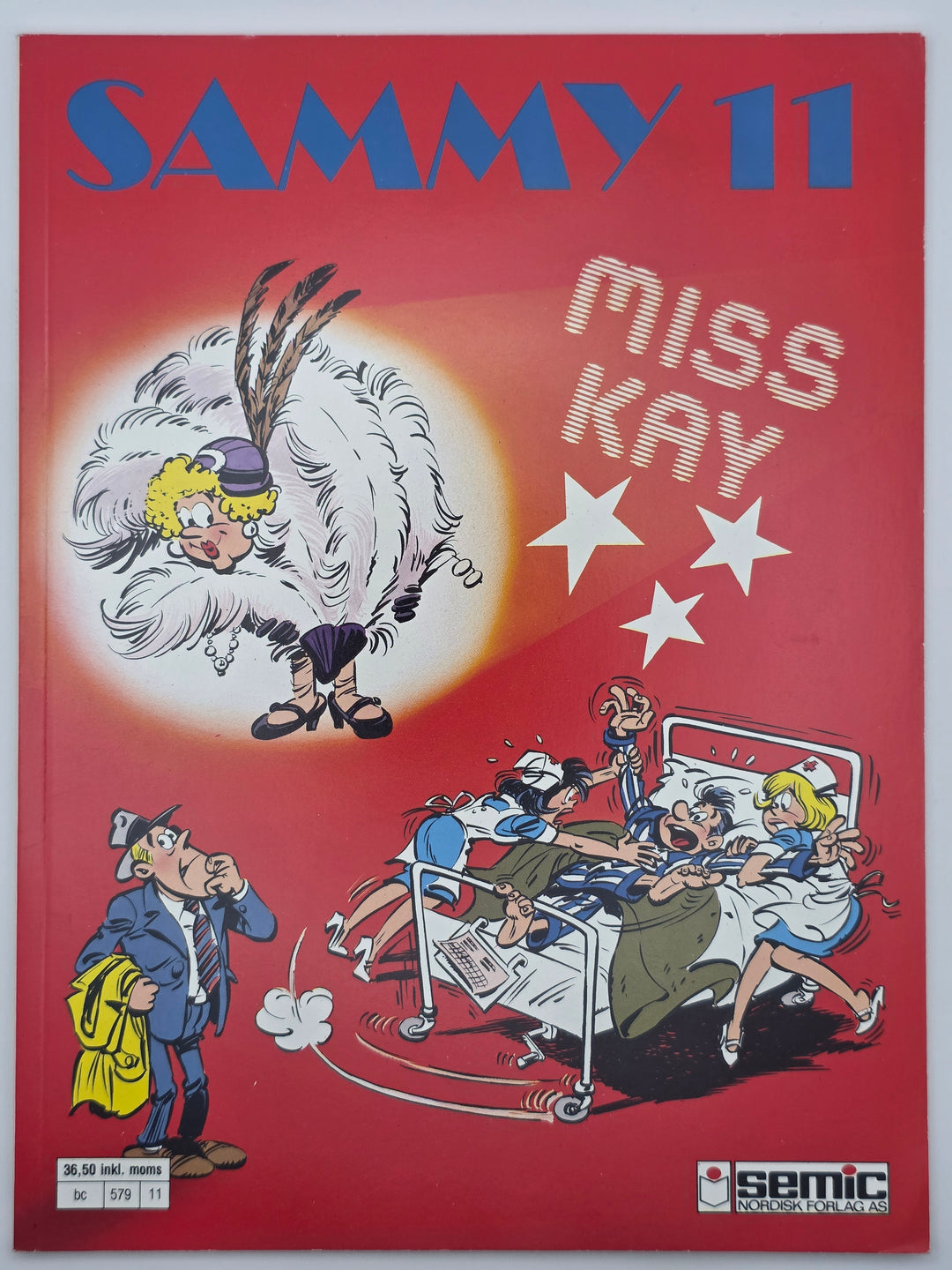 Sammy nr. 11: Miss Kay. 1987. Tegneseriealbum.