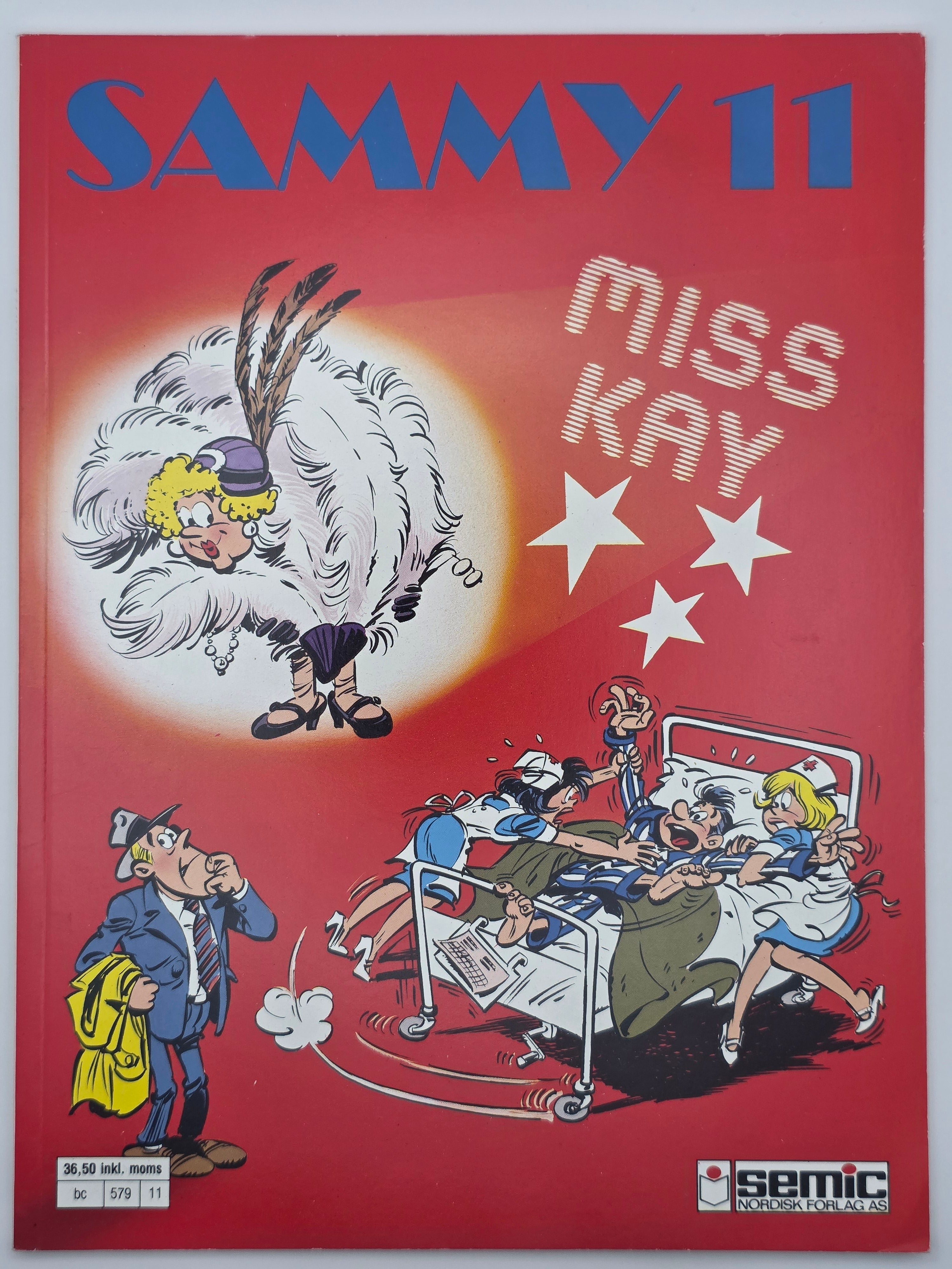 Sammy nr. 11: Miss Kay. 1987. Tegneseriealbum.