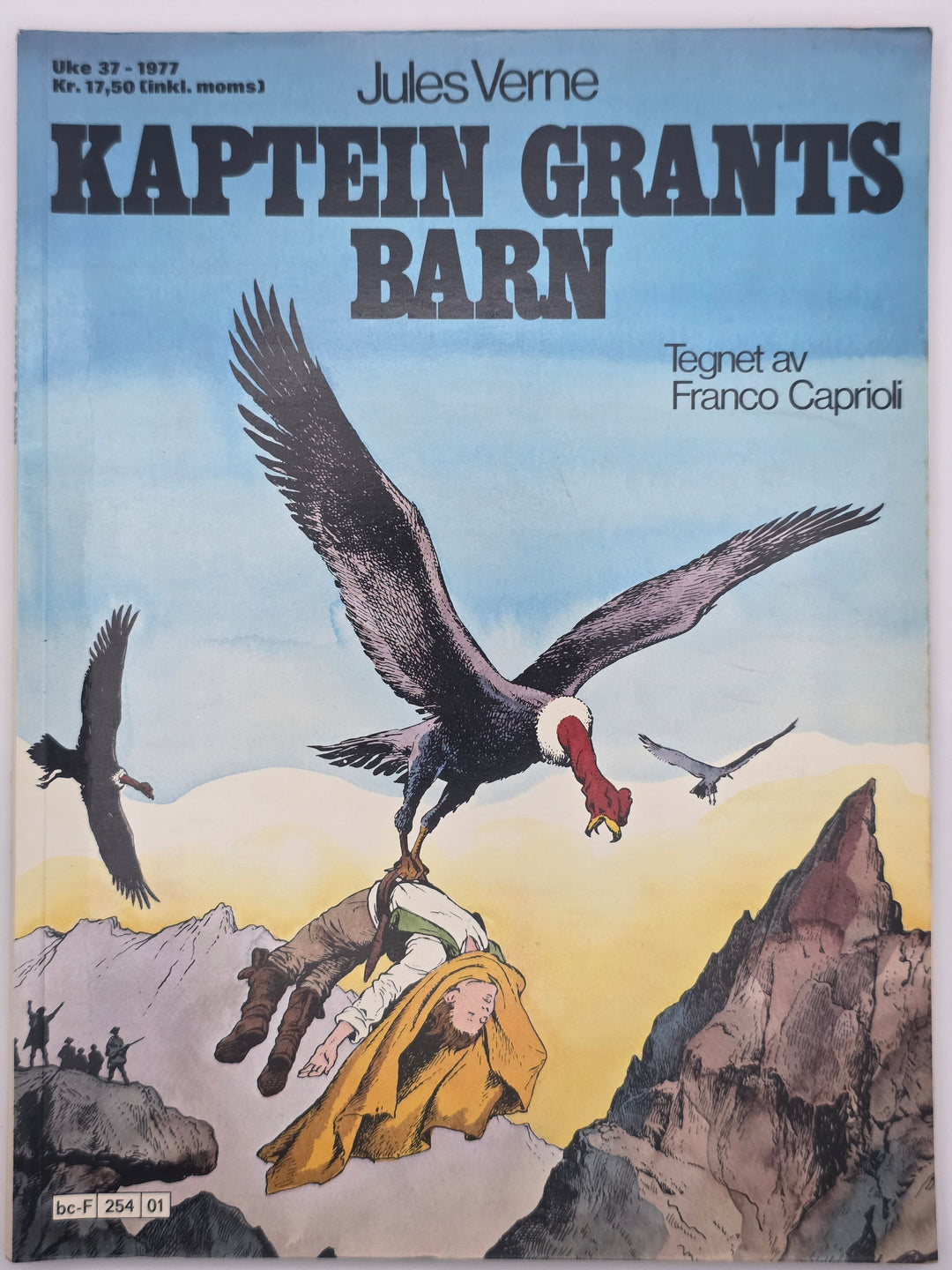 Kaptein Grants barn. 1977. Tegneseriealbum.