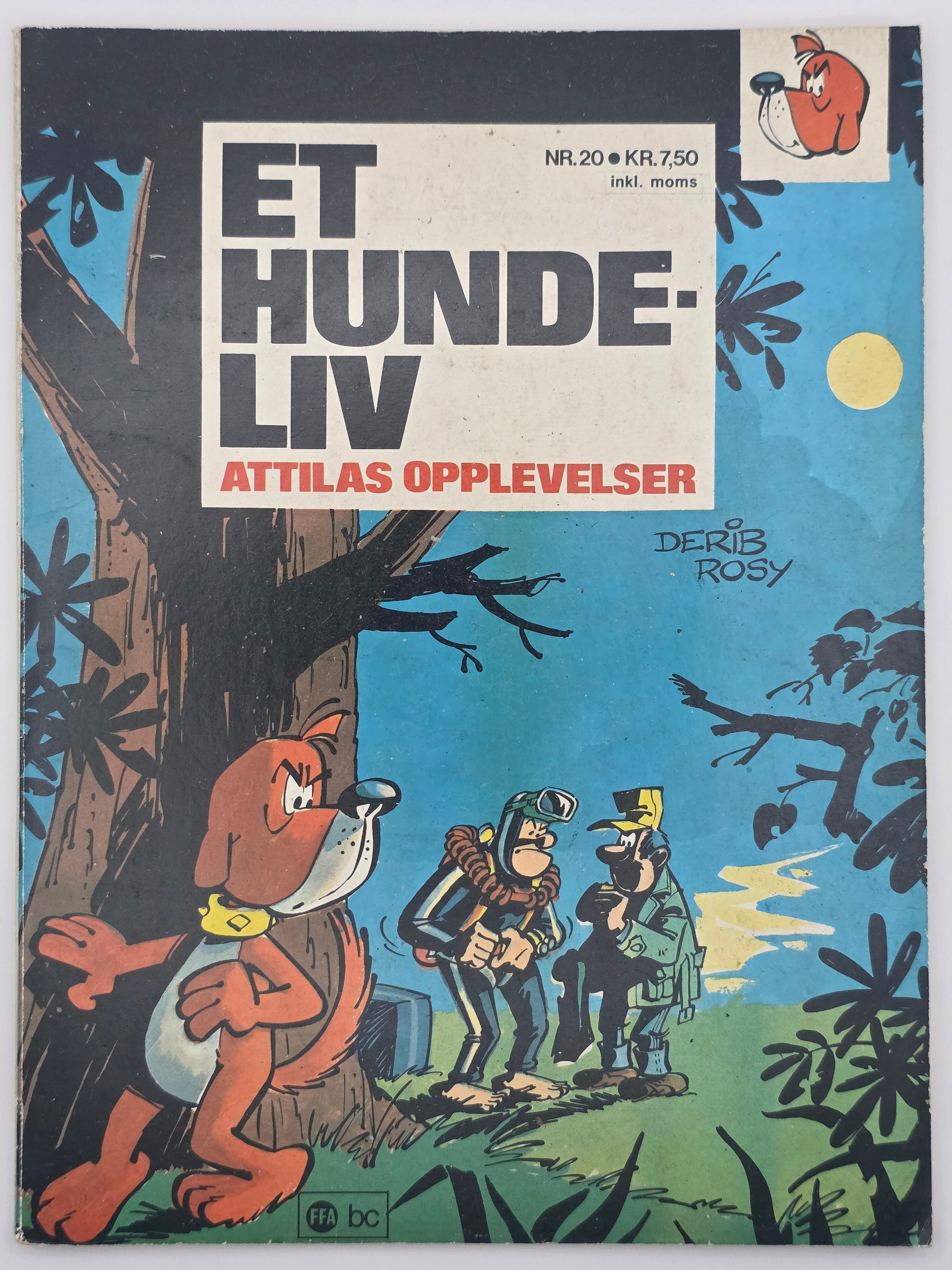 Et hundeliv: Attilas opplevelser. 1970. Tegneseriealbum.