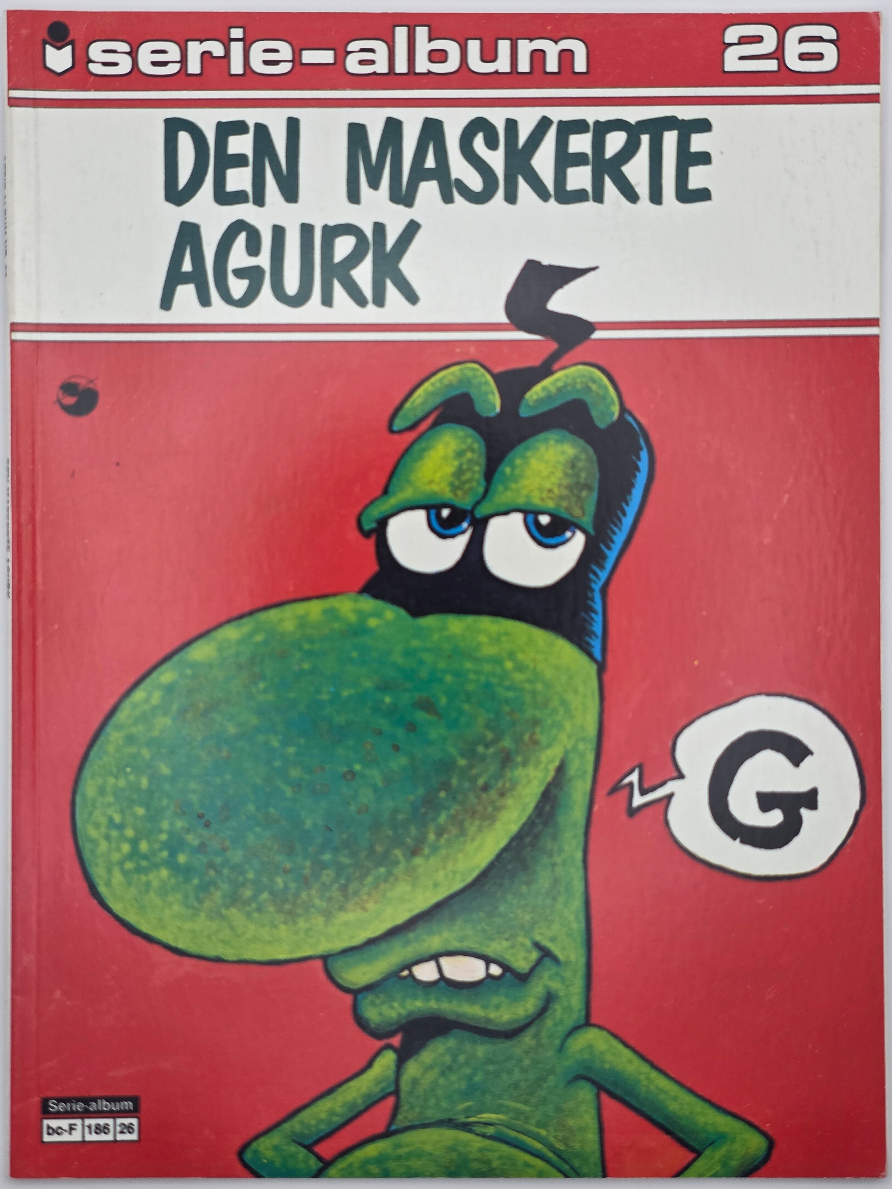 Den maskerte agurk. 1982. Tegneseriealbum.