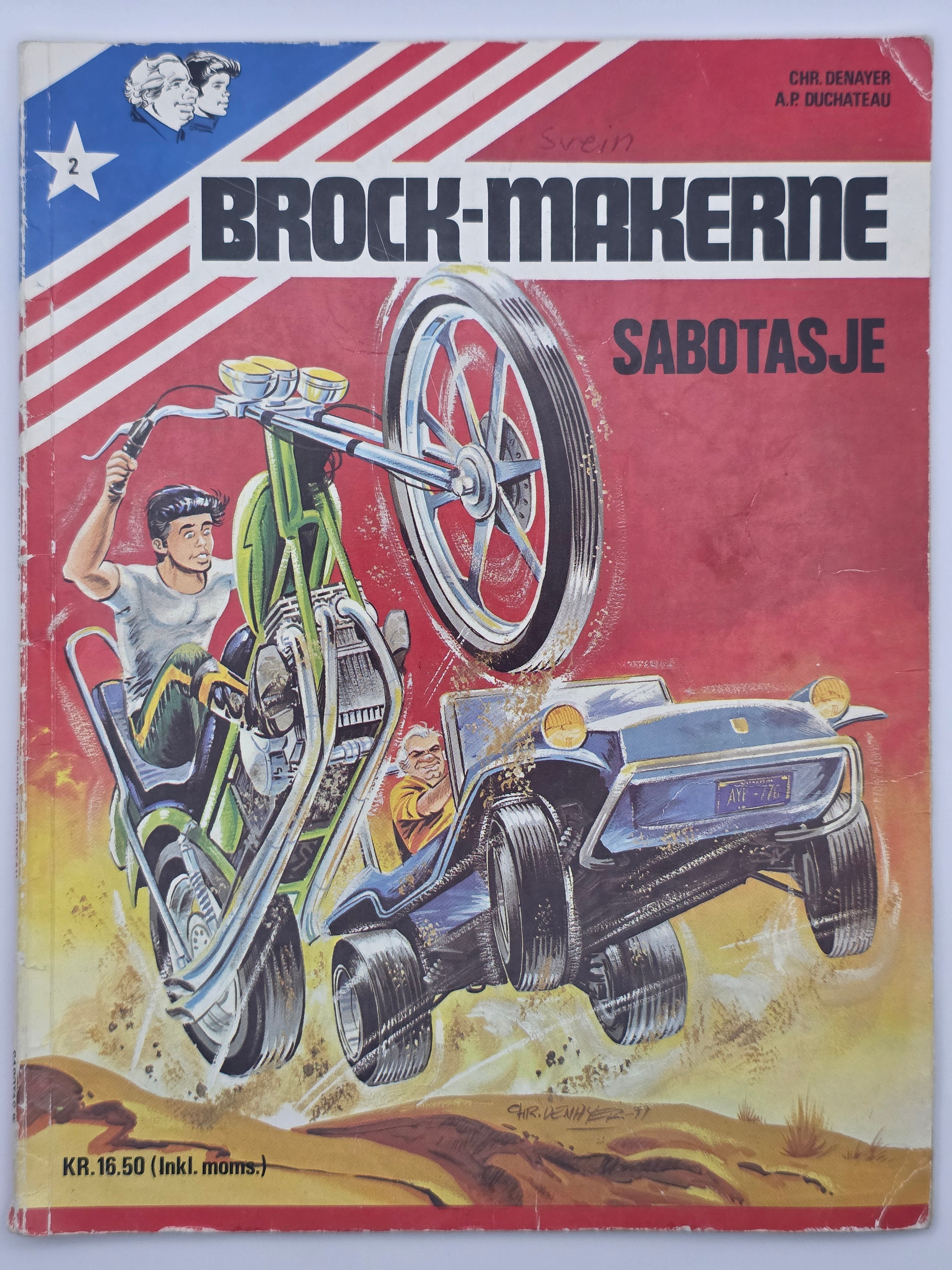 Brock-Makerne 2: Sabotasje. 1981. Tegneseriealbum.